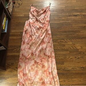Pepper mayo Floral Pink Maxi Dress